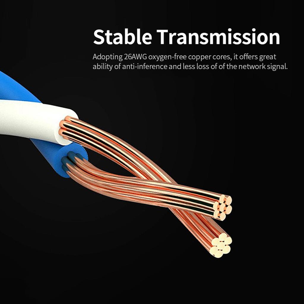 Кабель Ethernet Cat8 Высокоскоростной сетевой кабель 40 Гбит/с 2000 МГц Экранированная витая пара Позолоченный интерфейс RJ45 Черный 3 м