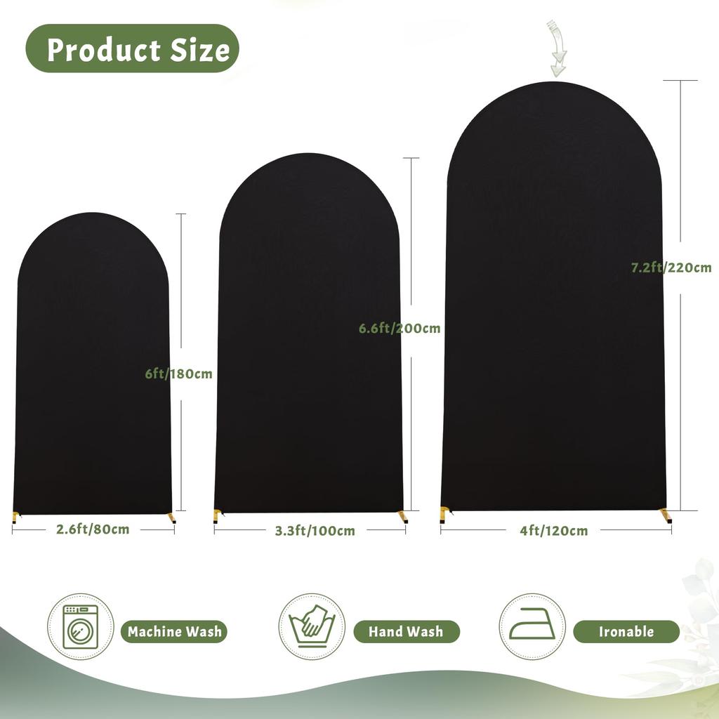 Свадебная арка из спандекса, чехол для арки, круглый верх, чехлы для стоек Chiara для свадебной вечеринки, дня рождения