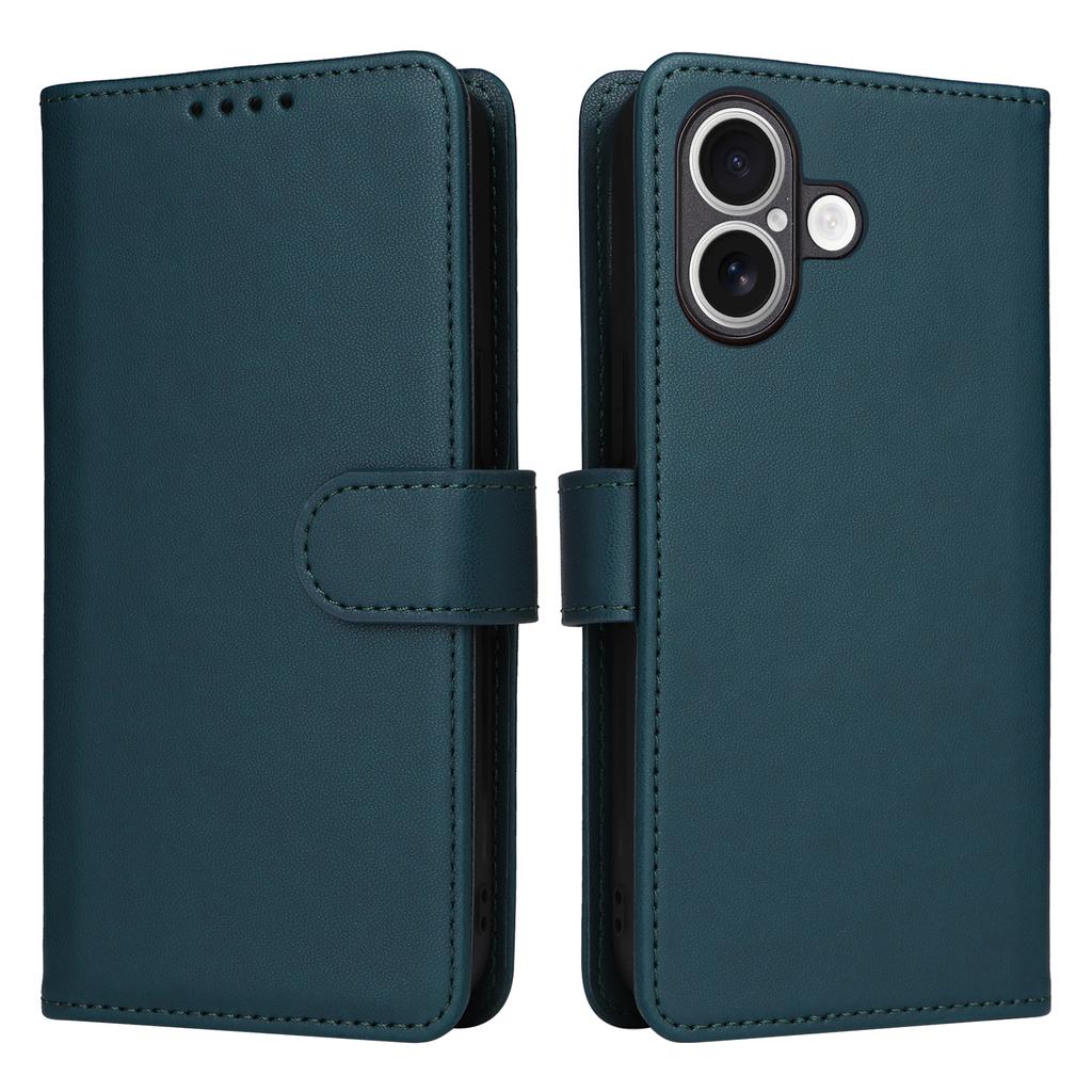 For iPhone 17 Magnetic Case BETOPNICE Detachable PU Leather Phone Cover with Strap