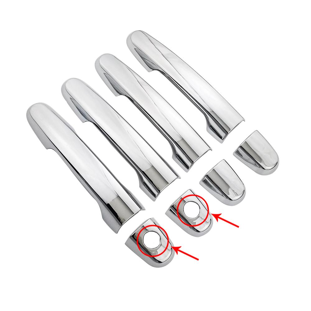 Для Toyota Vios Yaris Vitz цвет углеродного волокна, внешний вид, ремонт, хромированная дверная ручка, декоративная накладка, защита