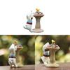 Cartoon Resin Dog Miniature Garden Ornament Creative Craft For Gift Home Use
