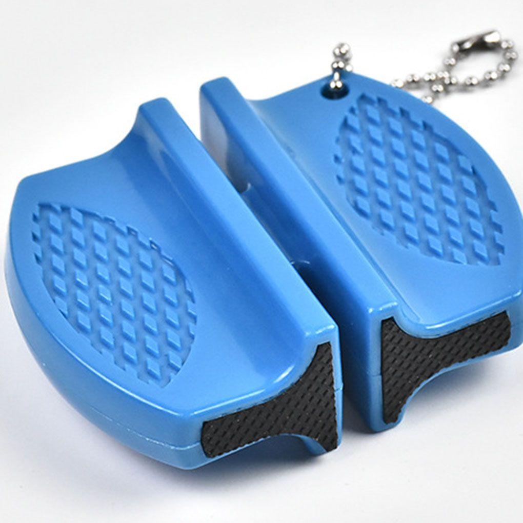 Kitchen Cutter Sharpener Butterfly Type Two-stage Camping Hiking Sharpener Household Sharpening Stone