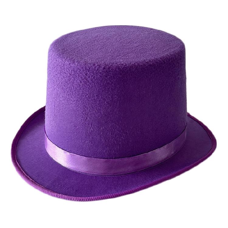 Stage Performances Flat Top Hat HippiesCap Fedoras Hat DanceParty Hat Headwear