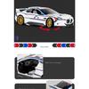 1/24 BMW 3.0 CSL Hommage R литая модель игрушечного автомобиля литые металлические звуковые и световые игрушки для детей транспортное средство