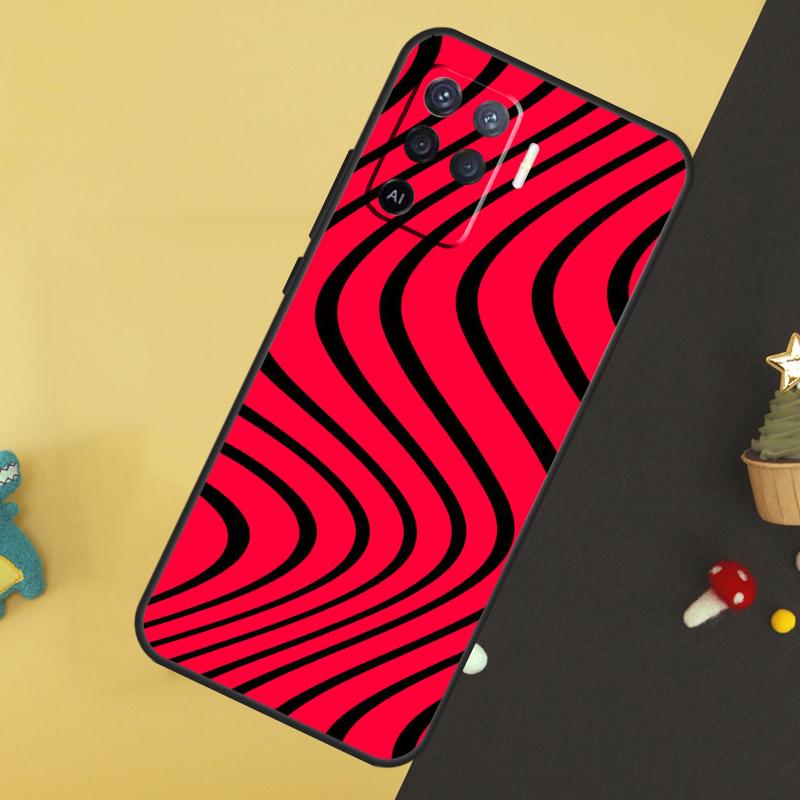 PewDiePie Waves Case For Oppo A80 A60 A40 A54 A74 A94 A18 A38 A58 A78 A98 A96 A76 A16 A15 A17 A57 A5 A6 Pro