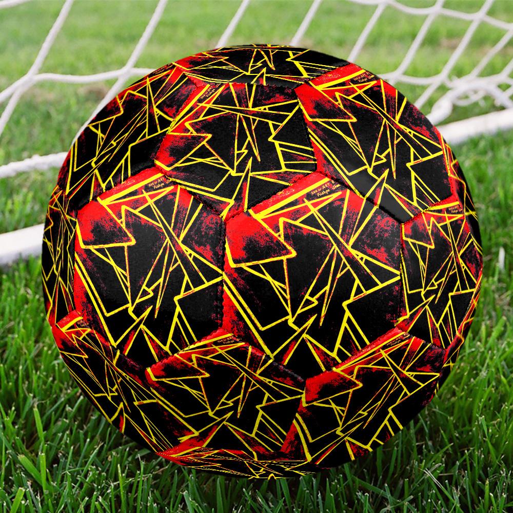 1PC Abstract Patterns Size 5 Soccer Balls, Anti-Slip, Outdoor Sport, a Unique Gift, Birthdays, Christmas gifts Valentine'S Day gifts A38
