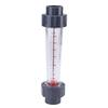 LZS-25 Water Rotameter, 300-3000L/H, Plastic Tube Flow Meter with Float Double Female Connector for DN 25 Tube