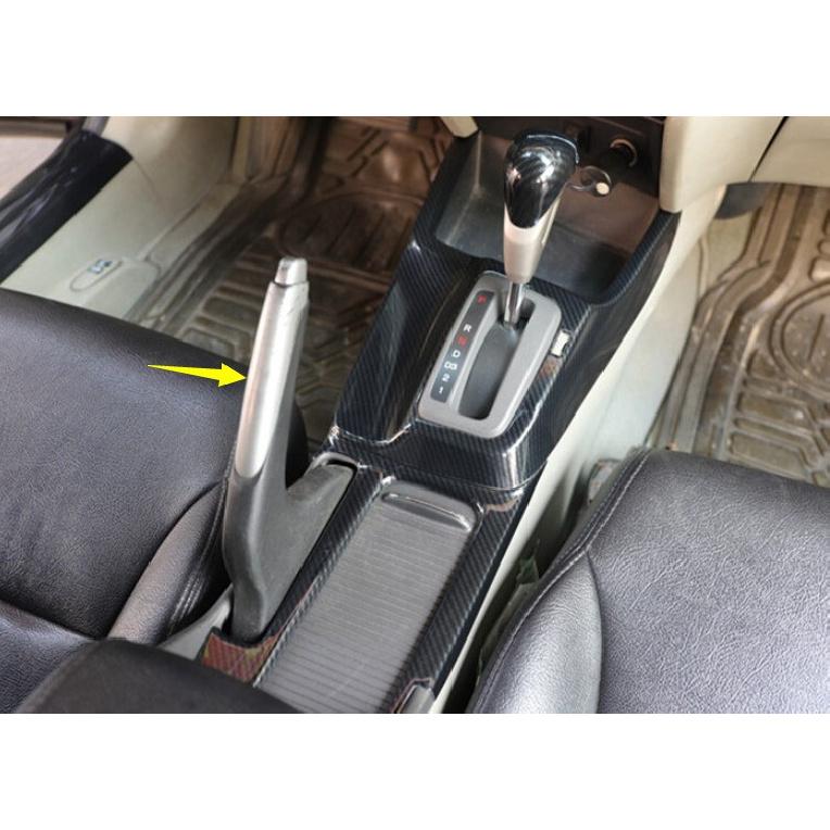 2012-2015 Накладка Отделка Подходит Для Honda Civic 9-го Поколения Ручка Тормоза Ручник Углеродное Волокно