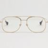 Sunglasses ML0104 032 Retro Men's Women's Transparent Double Bridge