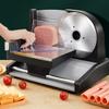 Electric Meat Slicer Machine Deli Food Slicer Cuts Meat Cheese Bread Fruit Vegetable Adjustable Thickness Sausage Ham Slicer