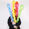 Long Latex Balloons with Pump Flying Screaming Rocket Balloons Colorful Spiral Balloons for Parties Birthdays Events