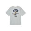 Nike Спортивная одежда Премиум Логотип Мультяшный Американский Винтаж Футболка с Коротким Рукавом Мужская Футболки Темно-Серый IH0818063
