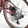OT02PRO, red/green, 250W motor power, 36V, 5.2AH detachable battery, 20*1.35 inch tires, city road electric bicycle, maximum speed 25KM/H