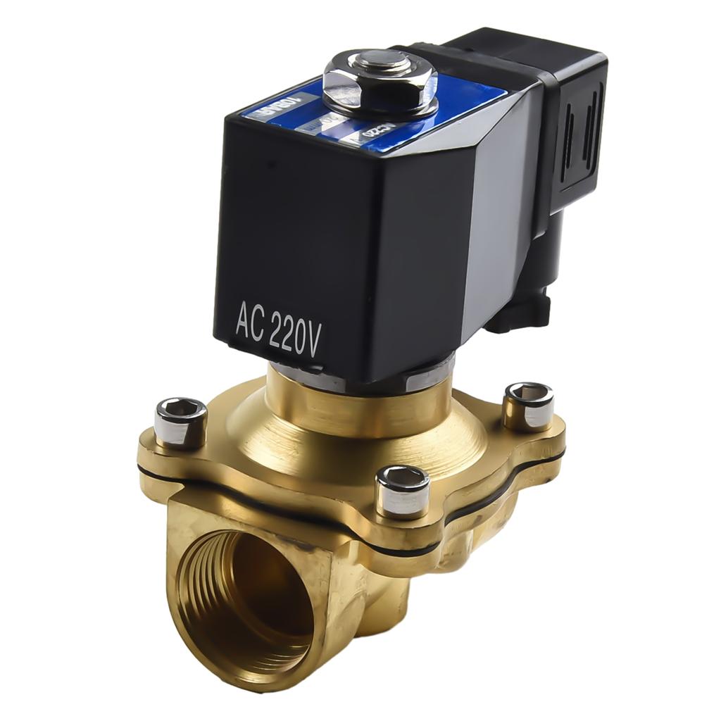 Инновационная конструкция нормально закрытого латунного электромагнитного клапана, работающего от стандартных уровней напряжения переменного тока