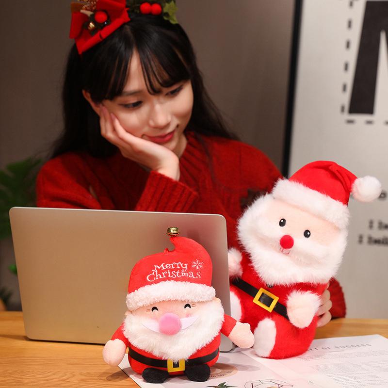Мультяшная подушка олень кукла плюшевая игрушка украшения Санта Клаус кукла подруга праздничный подарок