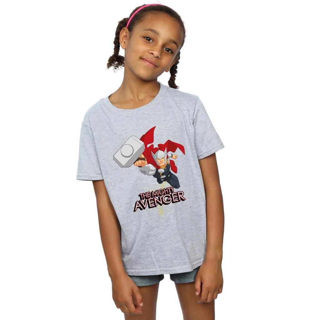 Marvel Girls Thor The Mighty Avenger Cotton T-Shirt