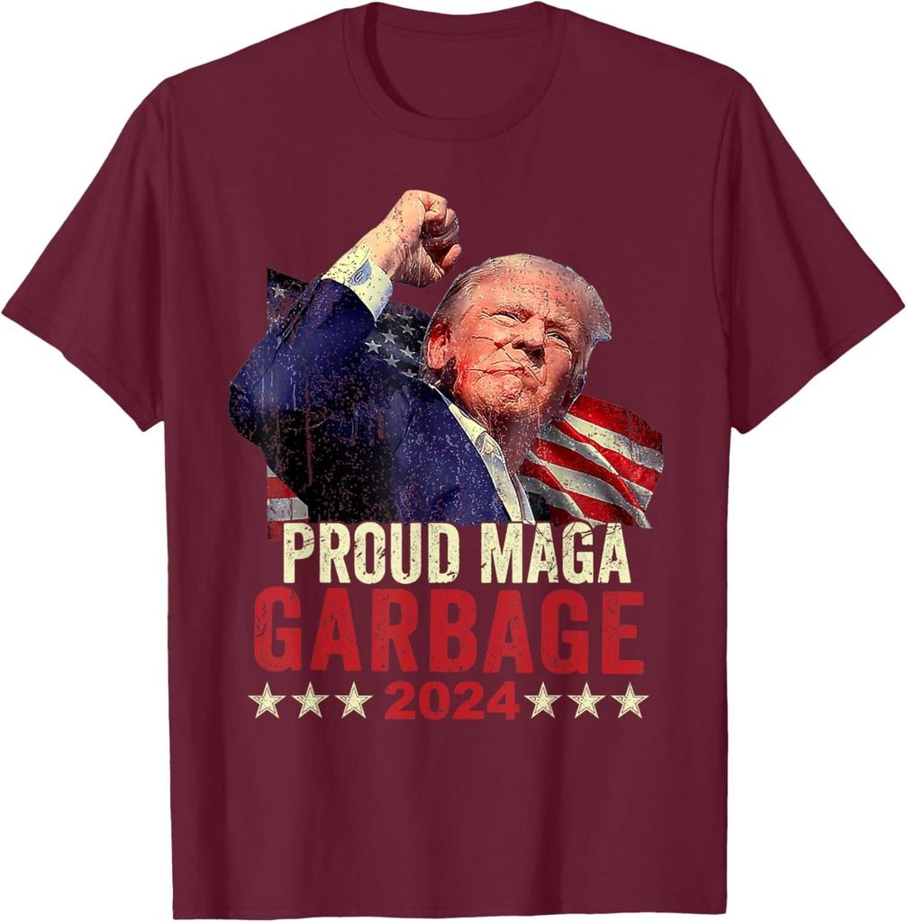 Proud MAGA Garbage Trump Supporter Politic Design Unisex T-Shirt