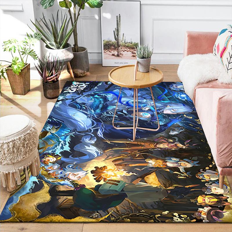 1Pc Fantasy World Adventure Rug, Office Carpet Indoor Outdoor Doormat, Non-Slip, Comfortable, Living, Christmas Halloween, Xmas Gift S1846