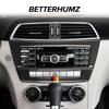 BETTERHUMZ Углеродное волокно для Mercedes Benz W204 C Class Центральная консоль CD Панель Отделка Рамка Наклейка Интерьер автомобиля
