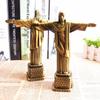 Antique Bronze Plated Metal Crafts Brazil Famous Statue Cristo Redentor Jesus Christ The Redeemer Statue