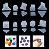 Силиконовая форма DIYBravo, Форма кубика, Многогранник, 10 типов, 10 наборов, Цифры, Эпоксидная смола для DIY, УФ-смола, Настольная игра, Маджонг, Брелок, Подвеска (Игральная кость