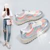 Women's Casual Walking Shoes Breathable Mesh Platform Sneakers Summer Lightweight Lace-Up Anti-Slip Running Athletic Shoes Tennis Sneaker for Women