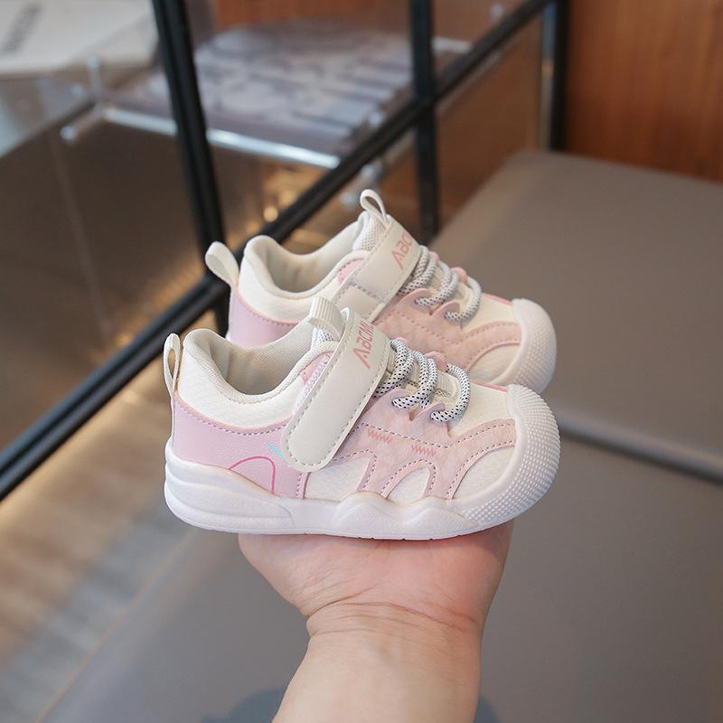 2025 Spring and Autumn New Baby Soft-soled Non-slip Toddler Shoes 0-3 Year Old Boy Baby Casual Shoes Girls Fashion Trend
