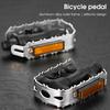 1 Pair Ultralight Bicycle Pedal One-piece Molding Not Easily Deformed Accessories Bike Platform Pedal for Cycling
