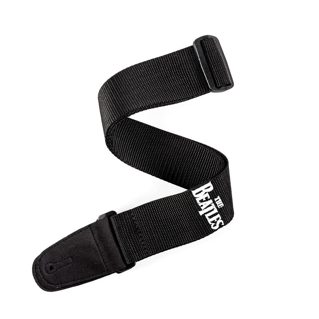 Guitar Strap The Beatles Black Guitar Strap PWSBT100 D'Addario Poly-pro []