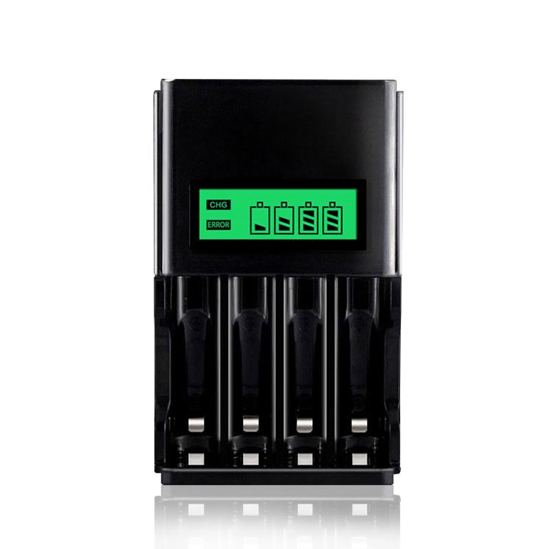 PALO 1Pcs LCD Display Intelligent Battery Charger for AA / AAA NiCd NiMh Rechargeable Batteries Charger Home Multi-function Charger