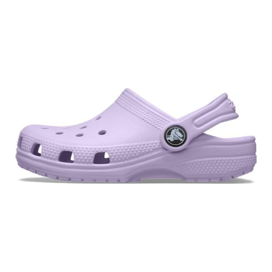 Crocs Classic Clog Slip-Resistant Durable Lightweight Sandals Kids Sandals Light-Purple 206991-530