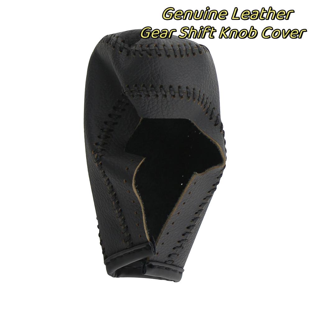 Кожаный чехол для защиты ручки переключения передач автомобиля-автомата, воротники для переключения передач для Ford Focus MK2 Fiesta 2005-2012, аксессуары для стайлинга автомобиля
