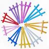 5Pcs Triangle Easel Mini Stand Kids Art Display Small Drawing Easel with Bright Colors 15.5cm Plastic Sketching Easel