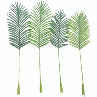 Искусственные свадебные украшения: листья пальмы арека и кокосовой пальмы для цветочных композиций и настенного декора
