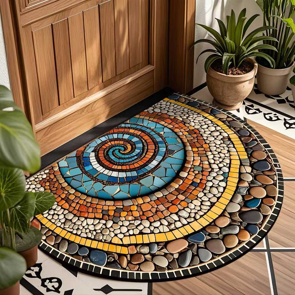 High-Quality Pebble Floor Mat Diatomaceous Earth Bathroom Non-Slip Mat Entryway Doormat Quick-Dry Foot Mat Non-Slip Carpet