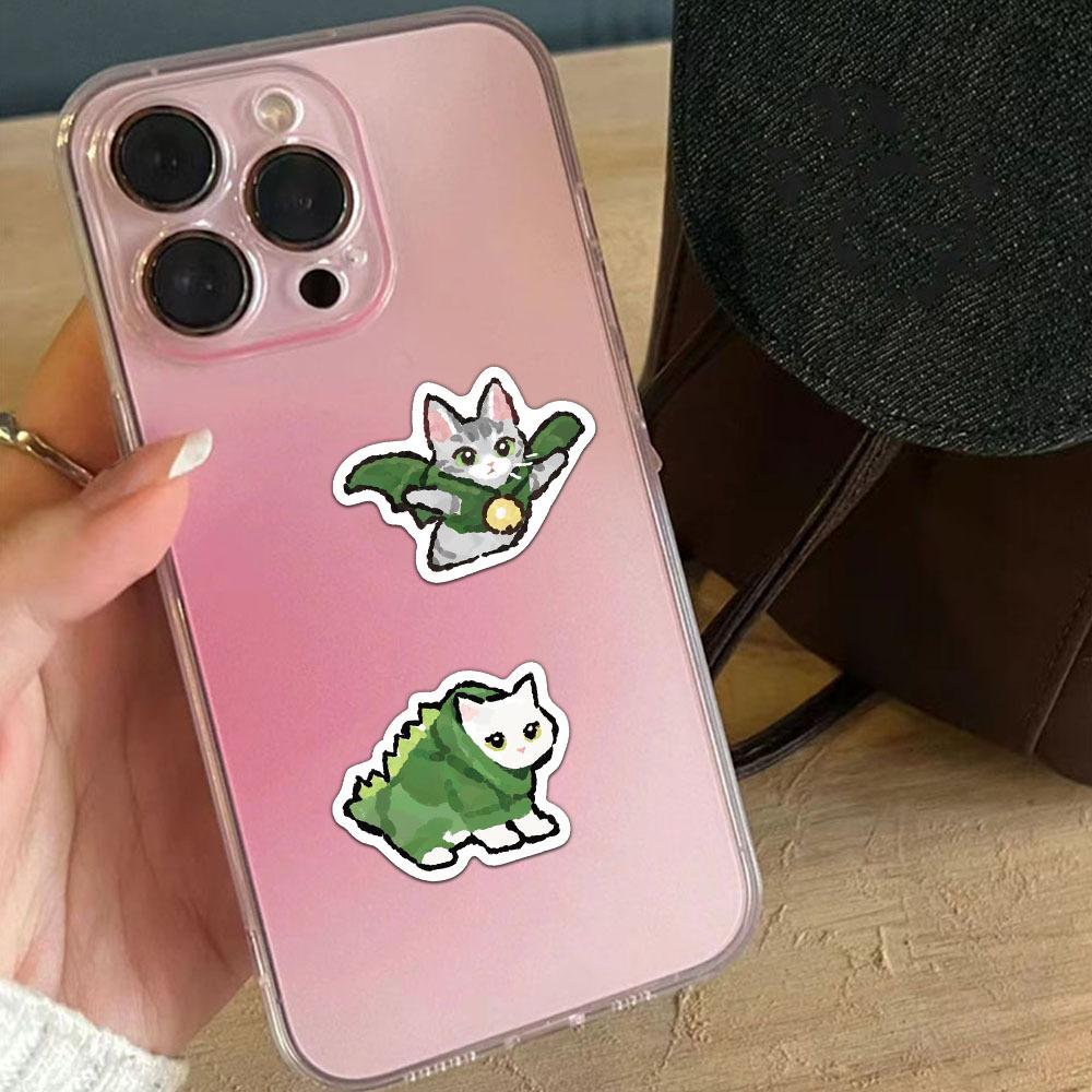 77 шт. Мультяшные наклейки с котами, Животные, Чехлы для телефонов, Ноутбуки, Чемоданы, Чашки для воды, Водонепроницаемые наклейки