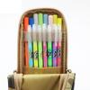 1 Vehicle Pen Pouch Bag with Combination Lock for Boys Double Zipper Camouflage Canvas Pencil Box