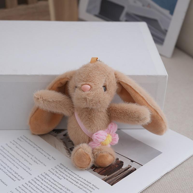 Очаровательный плюшевый брелок-кролик, милая кукла-кролик, свадебный сувенир, мягкая игрушка, аксессуар