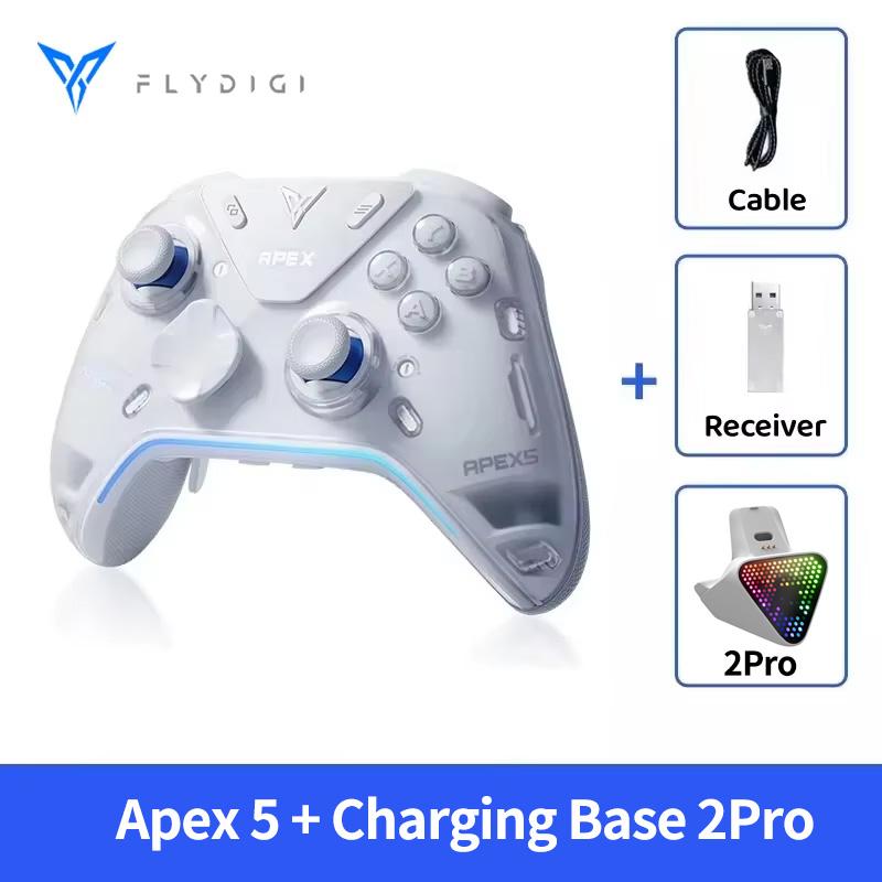 FlyDiGi APEX 5/4 Руль с обратной связью Elite Handle Switch2 Elite Handle Версия для мобильного телефона ПК Компьютера Геймпад для Steam Похожий на Xbox