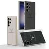 For Samsung Galaxy S23 Ultra Case Deer Pattern Electroplating TPU+PC+PU Phone Back Cover