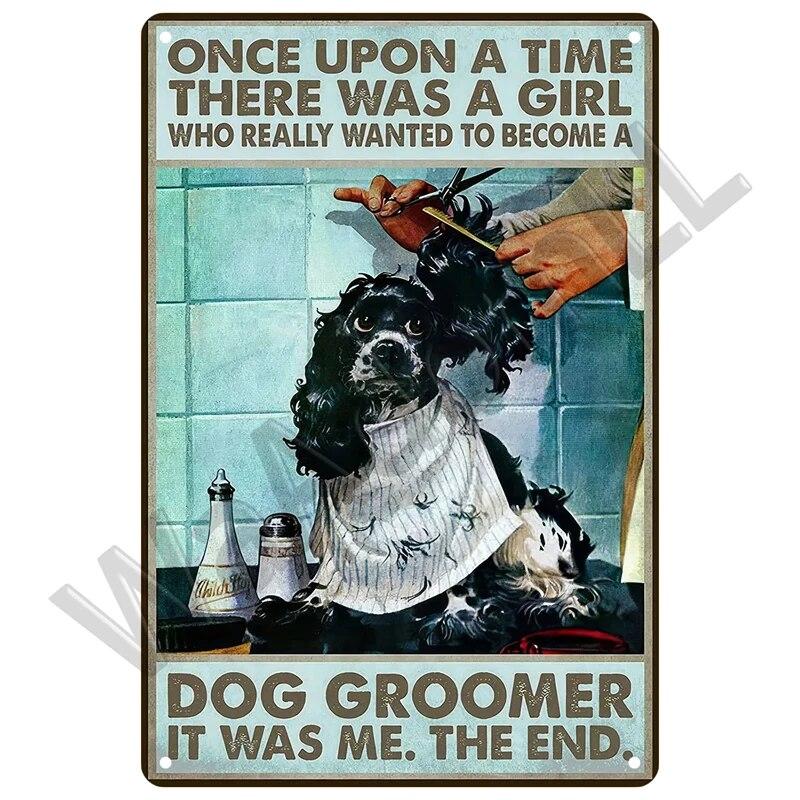 Металлический знак в стиле ретро, ​​черный кот, постер, забавный оловянный знак с котом, винтажная табличка с изображением животного, домашний декор, настенное искусство, зоомагазин, садовая табличка для бара для собак