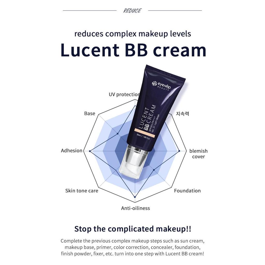 EYENLIP Lucent BB-крем 50 мл 2 цвета (SPF50 + / PA +++)