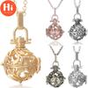 Hi Locket Angel Caller Leaves Pendant Long Musical Sound Harmony Ball Necklace