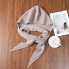 Women's 100% Cashmere Hooded Scarf Windproof Solid Color Knit Soft Shawl Elegant Neck-Protect Fashion Outdoor Winter Accessory