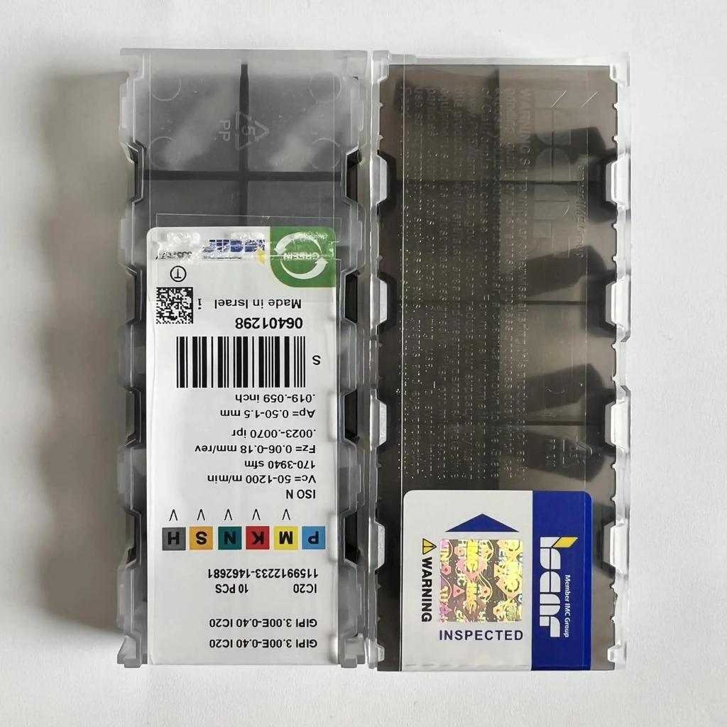 ISCAR / GIPI3.00E-0.40 IC20 /Industrial Indexable Carbide Inserts 10 PCS