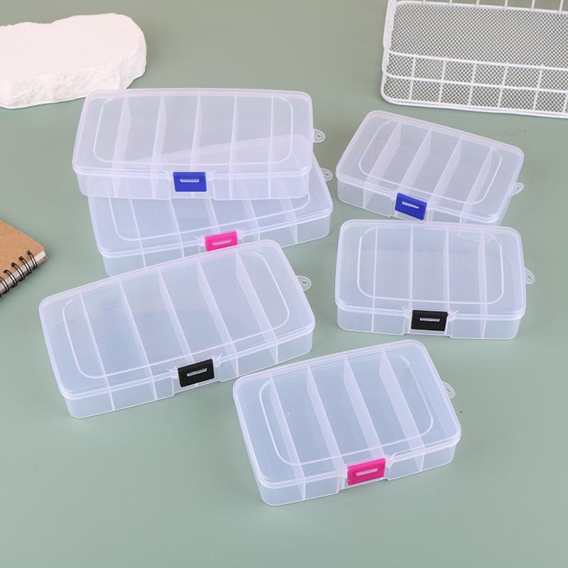 5/6-сетчатые портативные пластиковые заколки для волос, коробка для хранения ювелирных изделий, аксессуары, органайзер для дома и путешествий с защитой от пыли