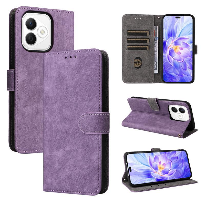 Чехол-книжка для Honor X60i 5G/Honor Play 9T Pro из искусственной кожи с полной защитой корпуса [с блокировкой RFID]