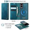 For Samsung Galaxy S25 Edge Case CASEME C49 Compatible with MagSafe RFID Blocking Detachable Wallet Leather Phone Cover