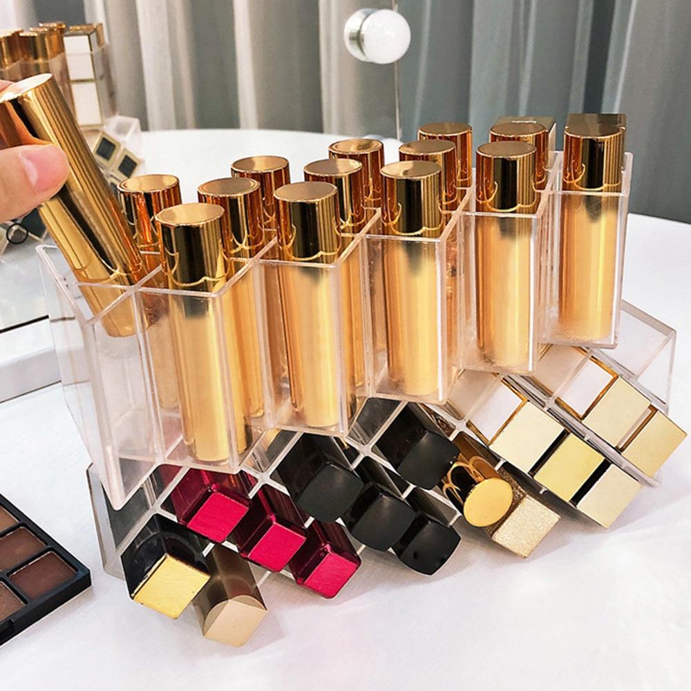 Пылезащитный ящик для хранения косметики, подставка для косметики, держатель для блеска для губ, органайзер для помады