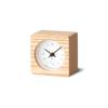 NEUT Alarm Clock, Analog, Natural Wood Finish, KK24-09 NT Lemnos